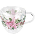 Weihnachts-Teeglas Weihnachtsstern, 0,2l, doppelwandig AMBIENTE 34420285