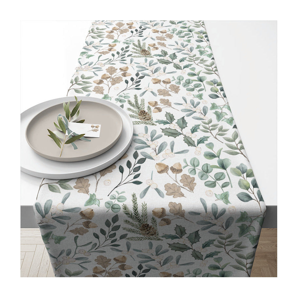 Weihnachts-Tischläufer Sammlung von Blättern, 40 x 150 cm AMBIENTE 36619040