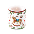 Weihnachtskerze klassisches Schaukelpferd, Ø 10 x 10 cm AMBIENTE 39320040
