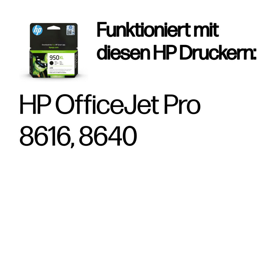 Inkjetpatrone Nr. 950XL schwarz HP CN045AE