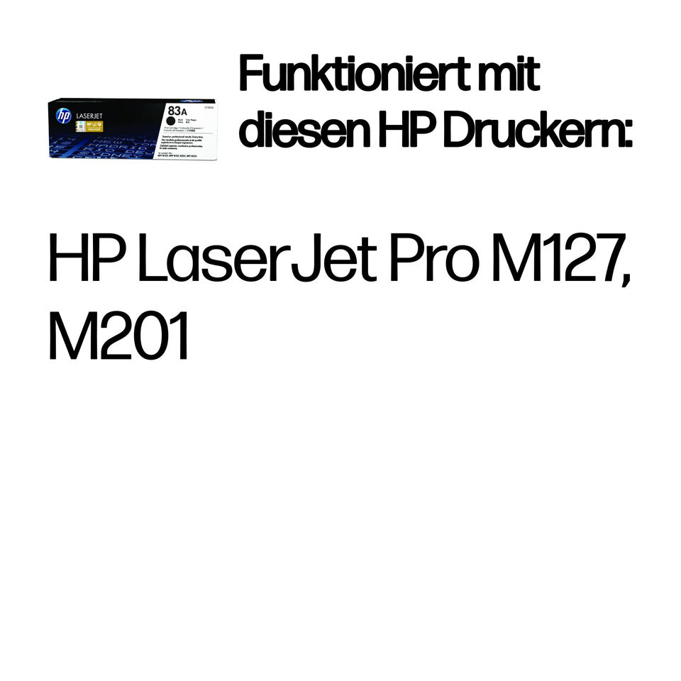 Lasertoner Nr. 83A, 1.500 seiten, schwarz HP CF283A
