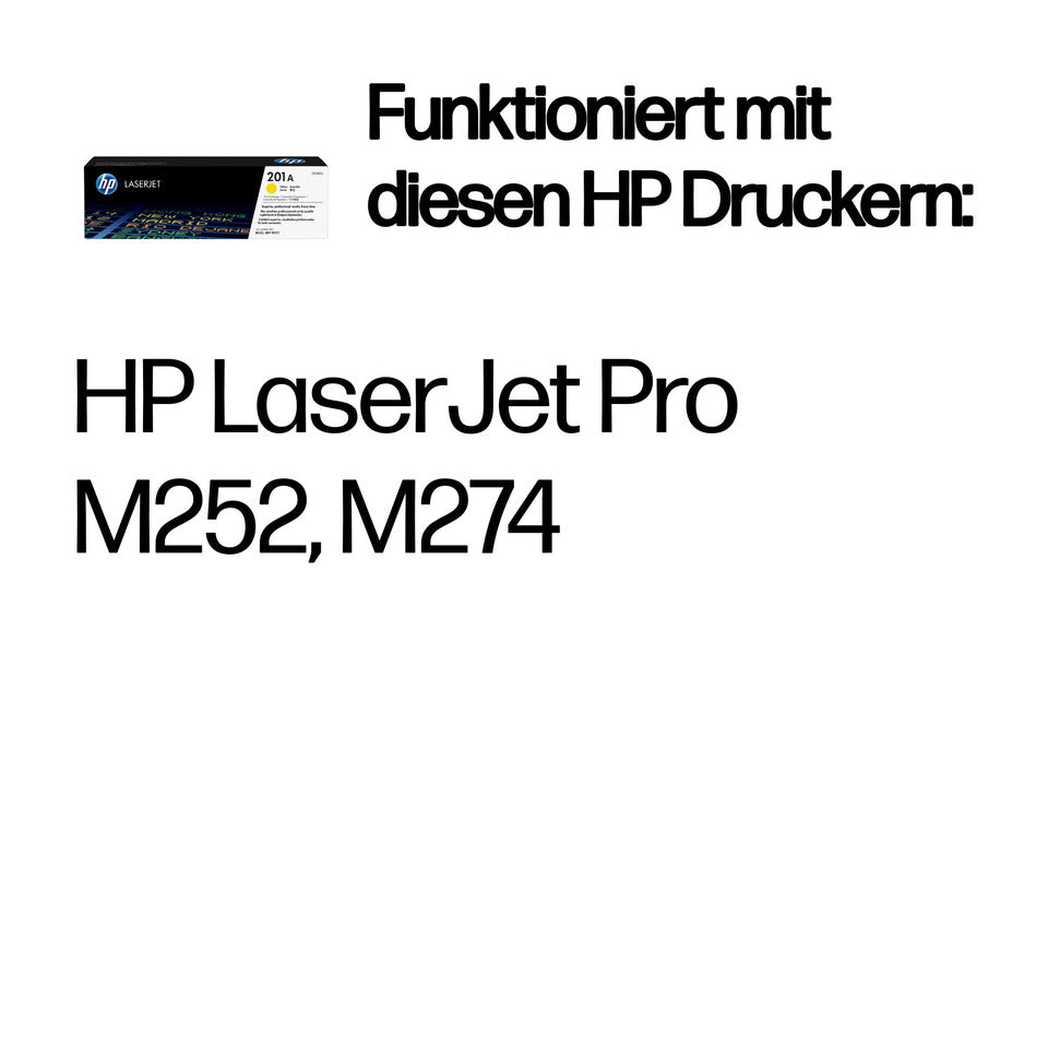 Lasertoner Nr. 201A, 1.330 Seiten, yellow HP CF402A