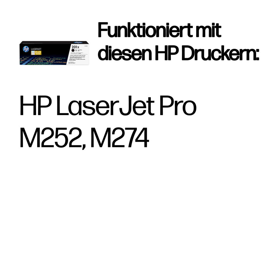 Lasertoner Nr. 201X, 2.800 Seiten, schwarz HP CF400X