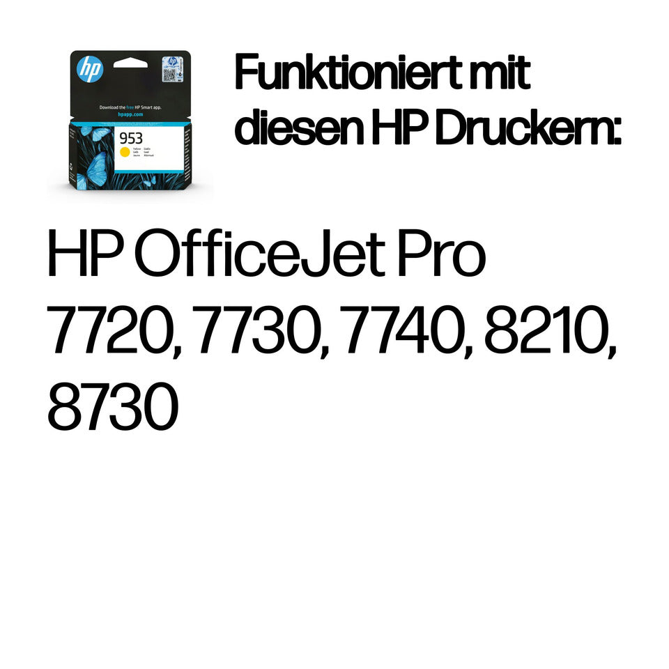 Inkjetpatrone Nr.953 yellow HP F6U14AE