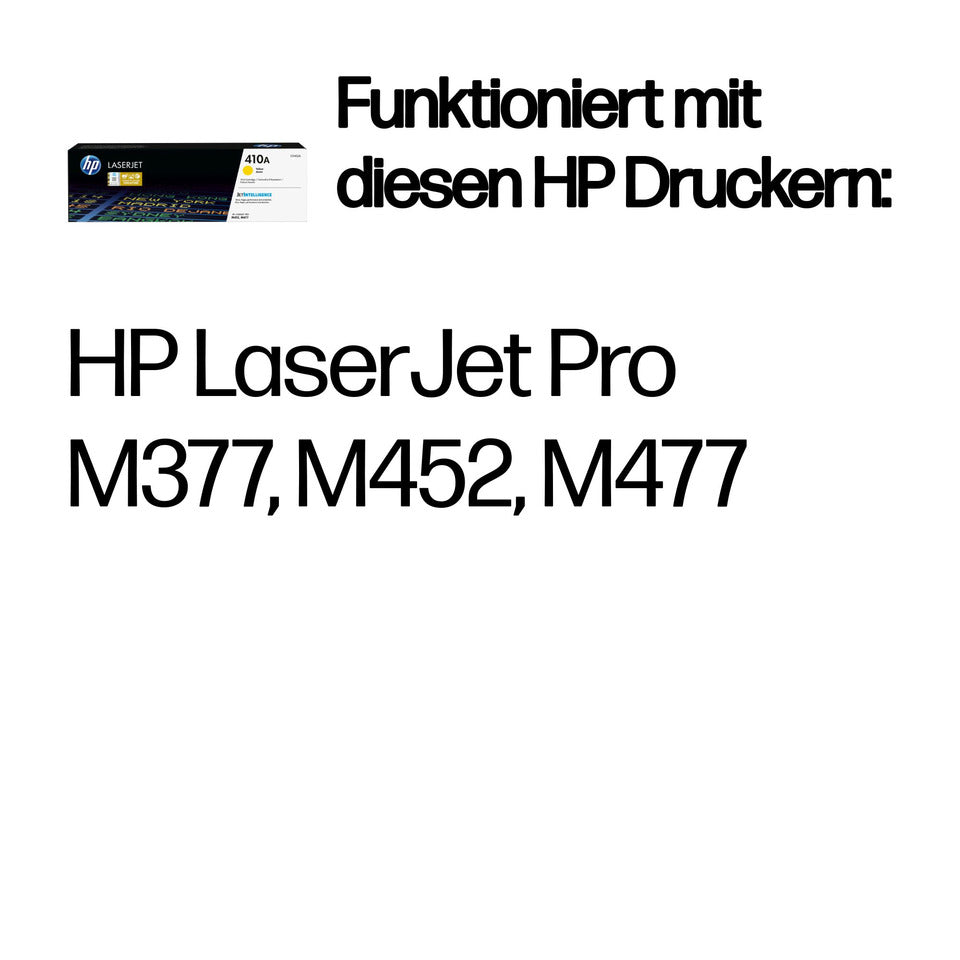 Lasertoner Nr. 410A, 2.300 Seiten, yellow HP CF412A