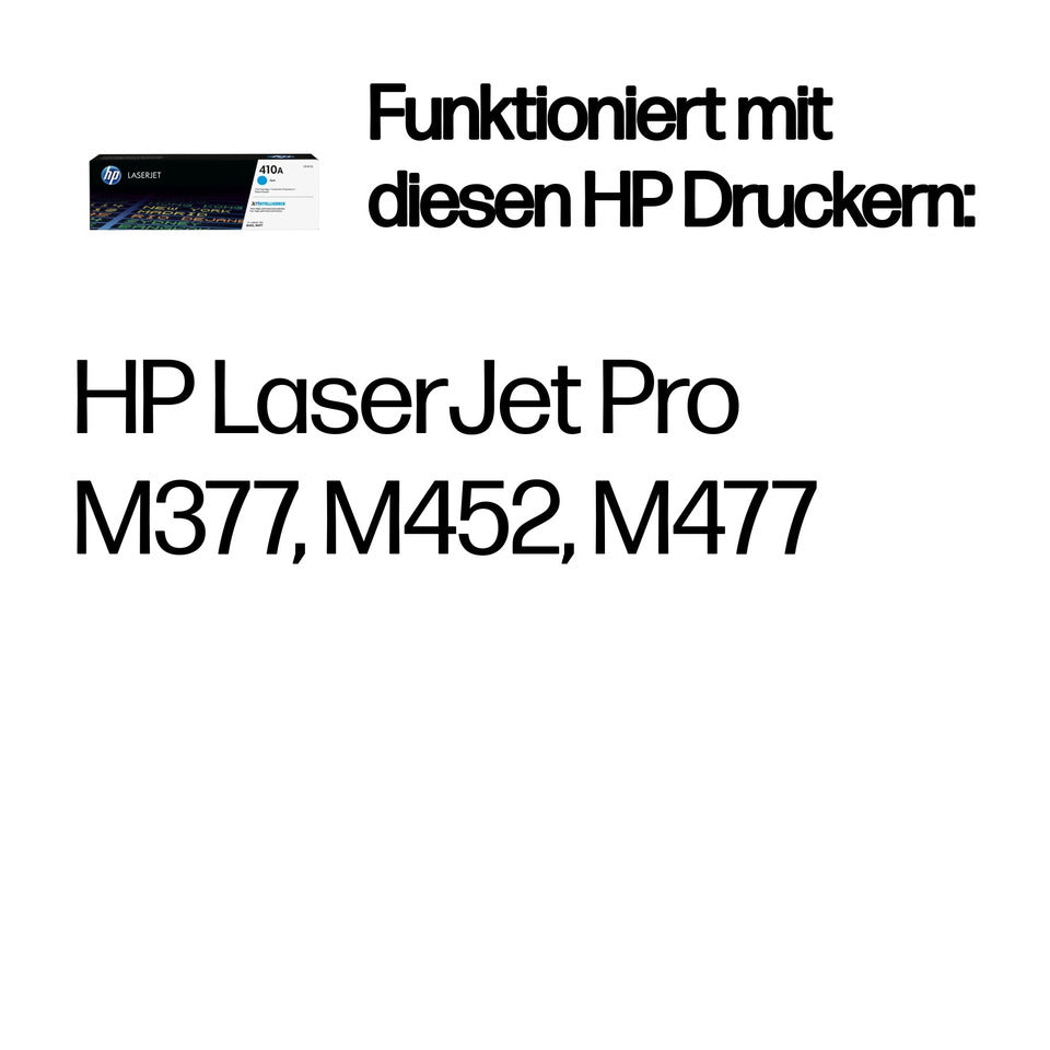 Lasertoner Nr. 410A, 2.300 Seiten, cyan HP CF411A