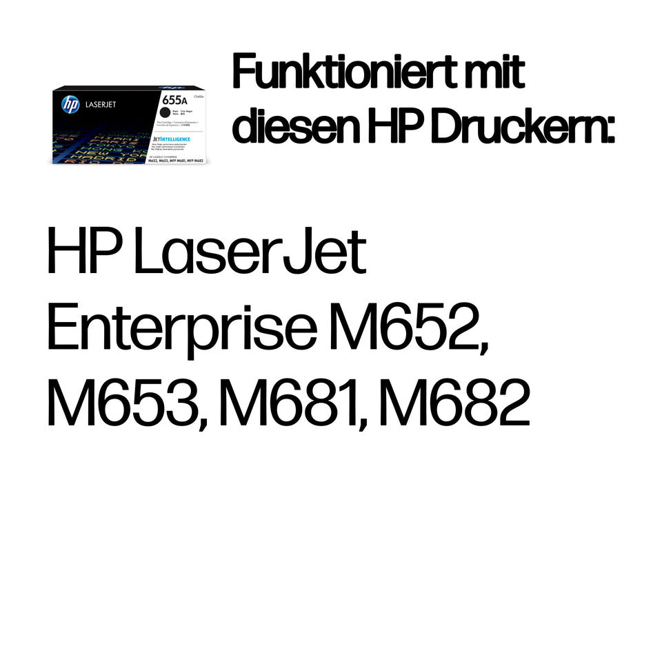 Lasertoner Nr. 655A, 12.500 Seiten, schwarz HP CF450A