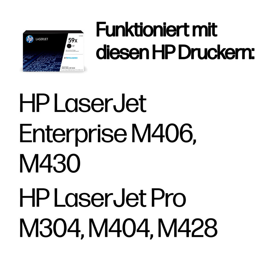 Lasertoner Nr. 59X, 10.000 Seiten, schwarz HP CF259X