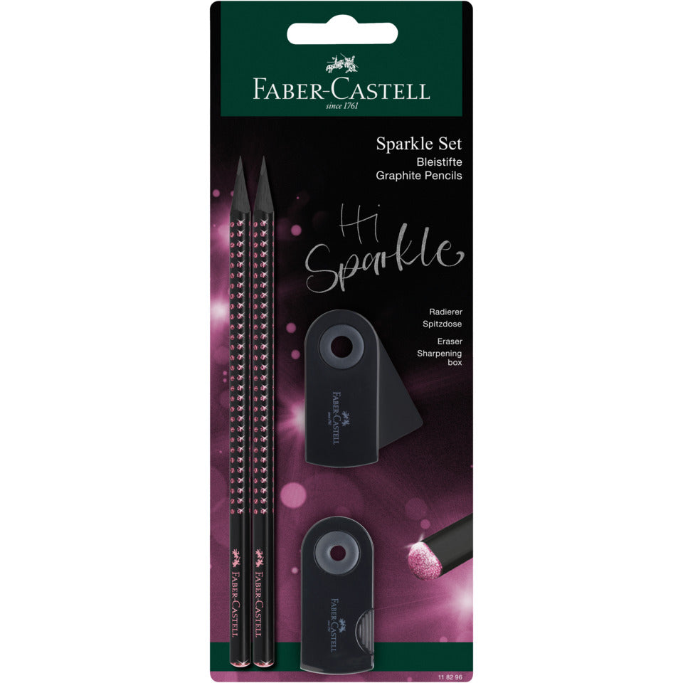 Schreibset Sparkle Midnight  rose FABER CASTELL 118296 FABER CASTELL 118296 Sleeve