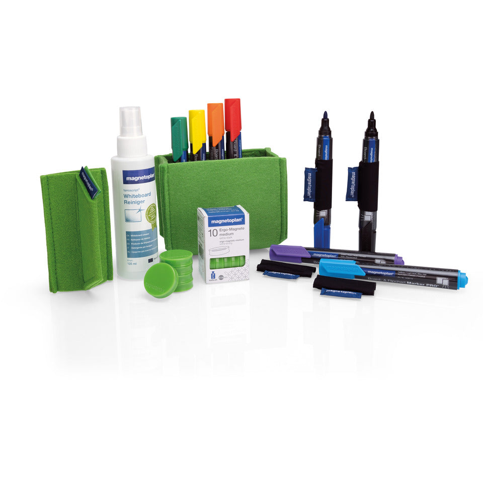 Whiteboard Zubehör Essentials Kit, 25 Teile, grün MAGNETOPLAN 1230905 MAGNETOPLAN 1230905 25 Teile
