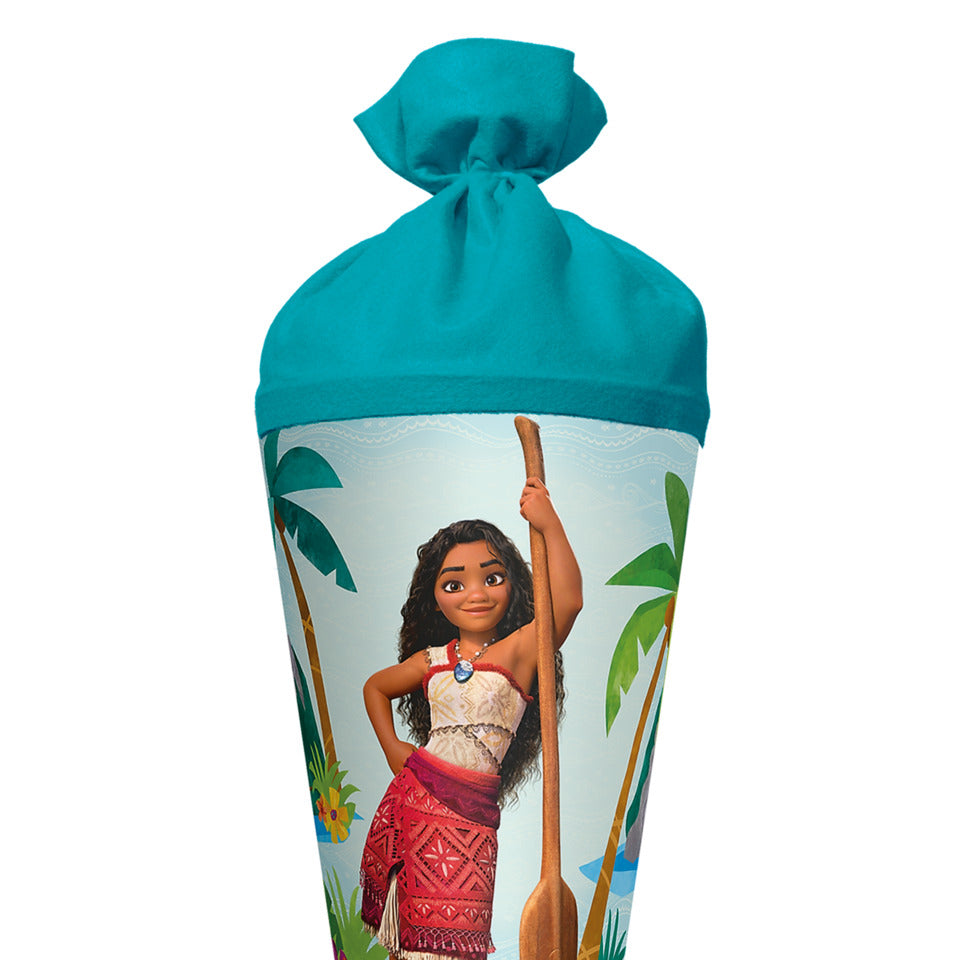 Schultüte Disney Vaiana, 70cm, Filzverschluss ROTH 677525 ROTH 677525 Filzverschluss