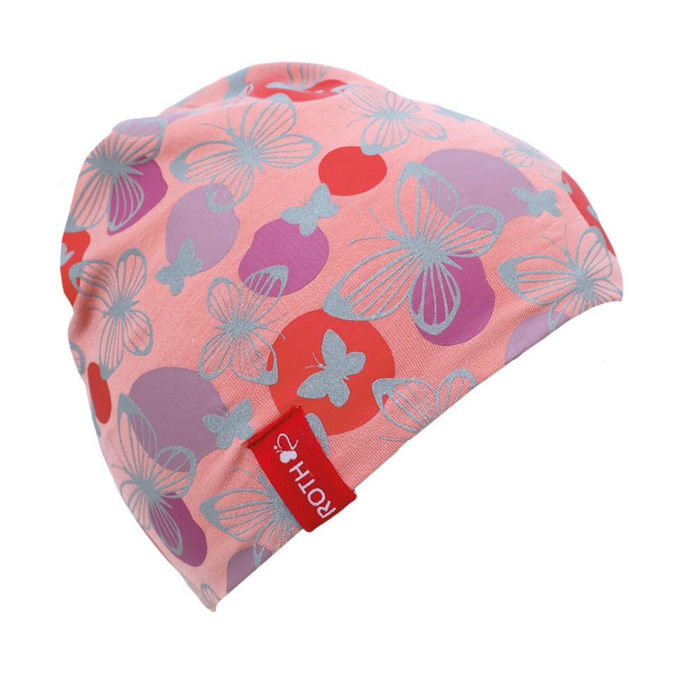 Mütze Jersey-Beanie ReflActions Schmetterling ROTH 89529 ROTH 89529 Jersey-Beanie