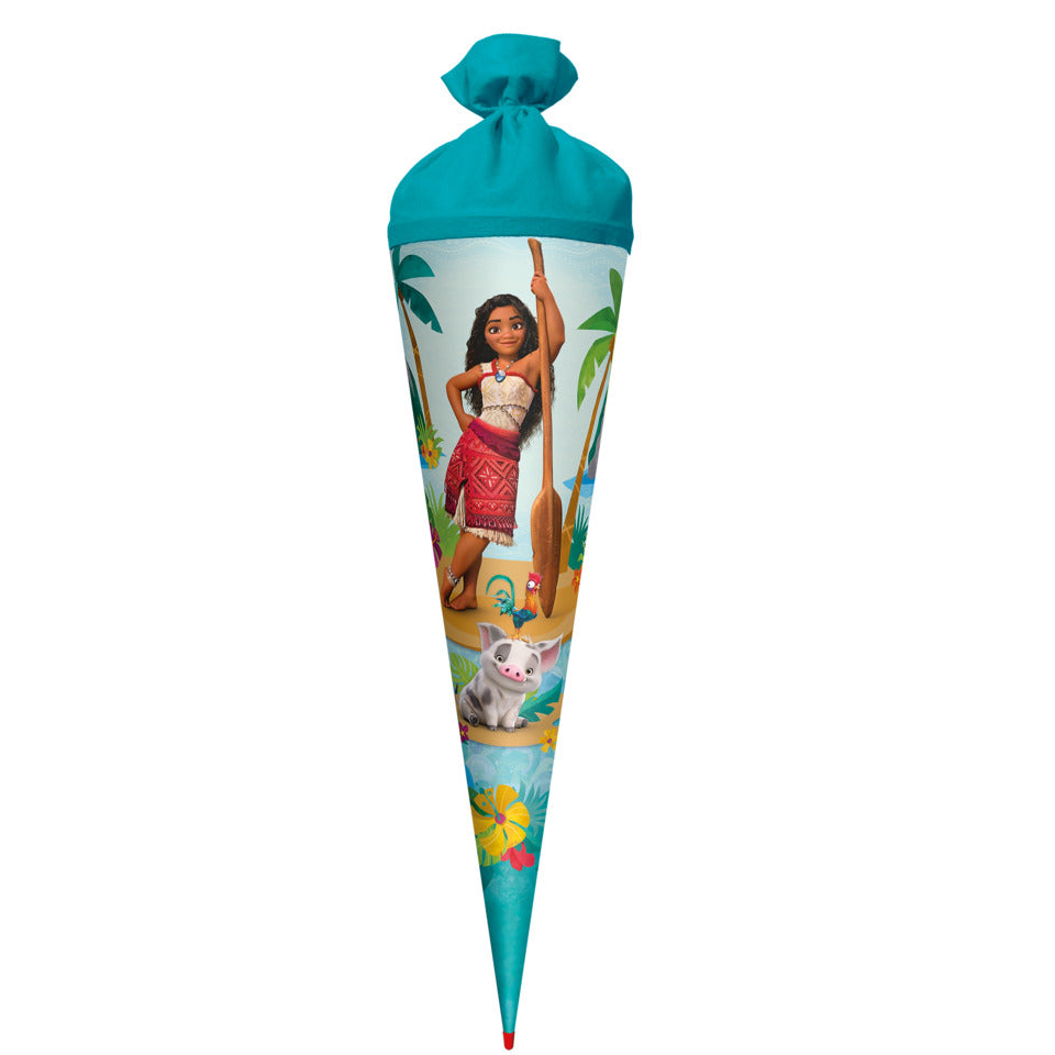 Schultüte Disney Vaiana, 70cm, Filzverschluss ROTH 677525 ROTH 677525 Filzverschluss