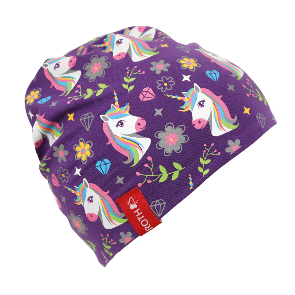 Mütze Jersey-Beanie ReflActions Einhorn ROTH 89525 ROTH 89525 Jersey-Beanie