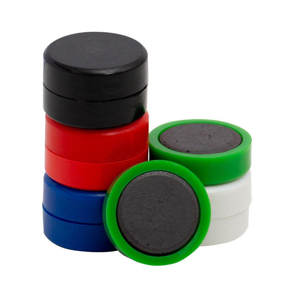 Magnet 10ST Ø25mm grün Q-CONNECT KF02641