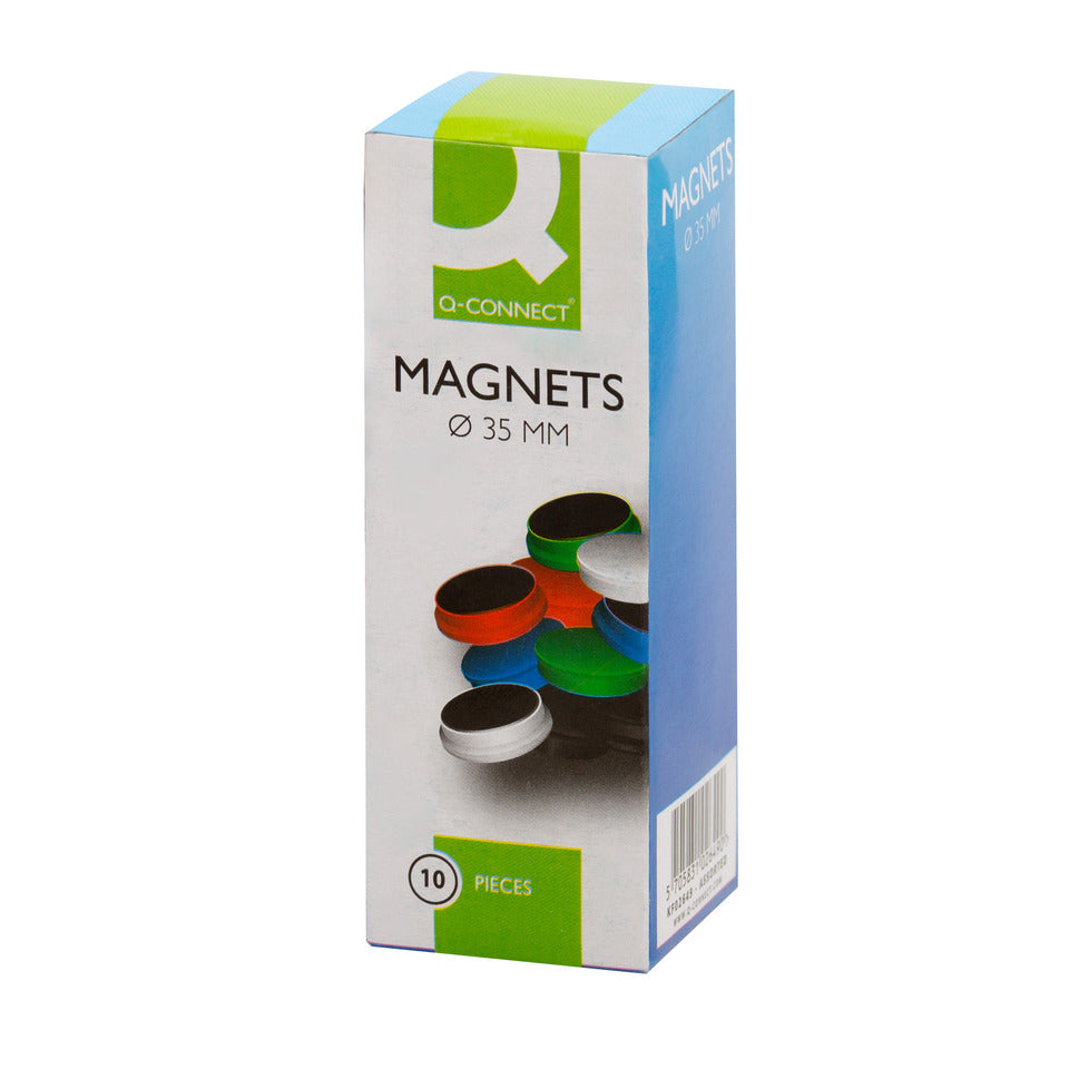 Magnet 10ST Ø35mm sortiert Q-CONNECT KF02649