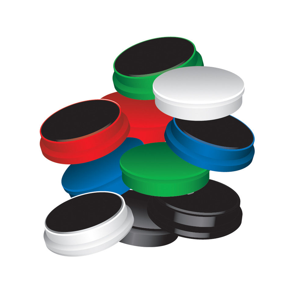 Magnet 10ST Ø35mm sortiert Q-CONNECT KF02649