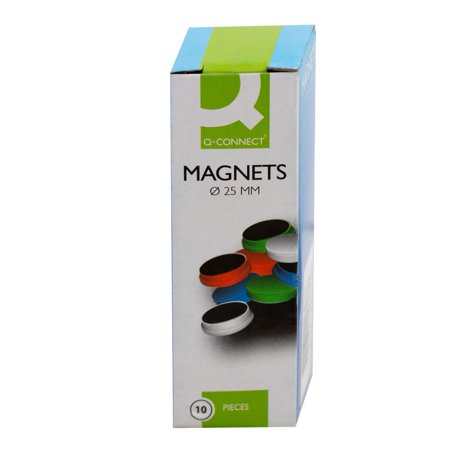 Magnet 10ST Ø25mm sortiert Q-CONNECT KF02643