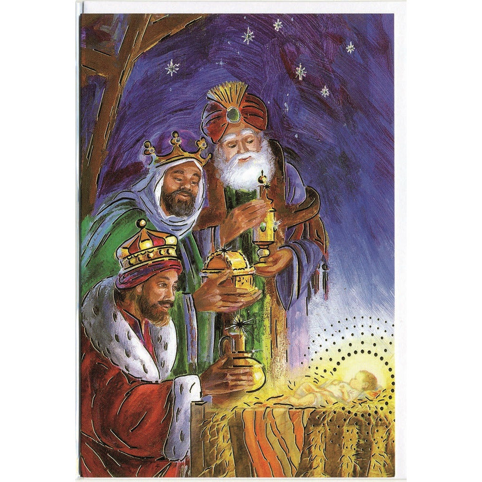 Weihnachtsbillett ohne Text Heilige Drei Könige  22-LB194
