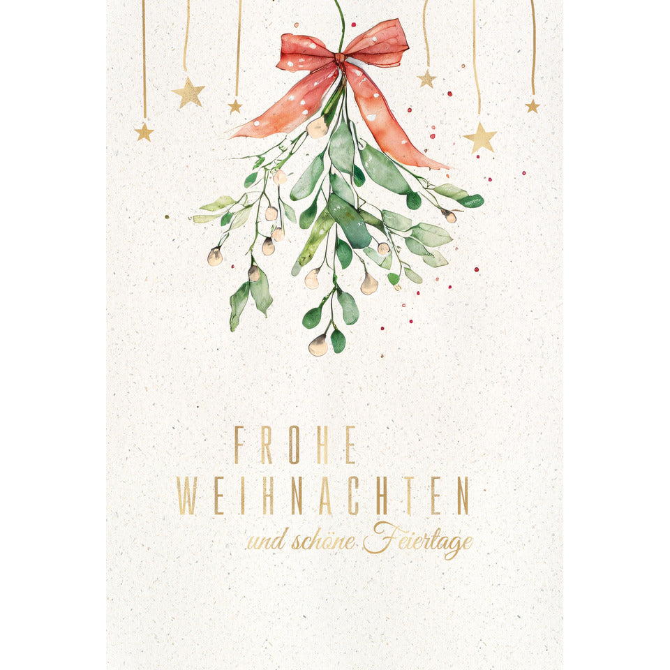 Weihnachtsbillett geprägte Frohe Weihnachten und schöne Feiertage  22-1468 22-1468 unverpackt  Bild