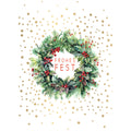 Weihnachtsgeldscheinbillett Frohes Fest Weihnachtskranz  23-1546 23-1546   Bild
