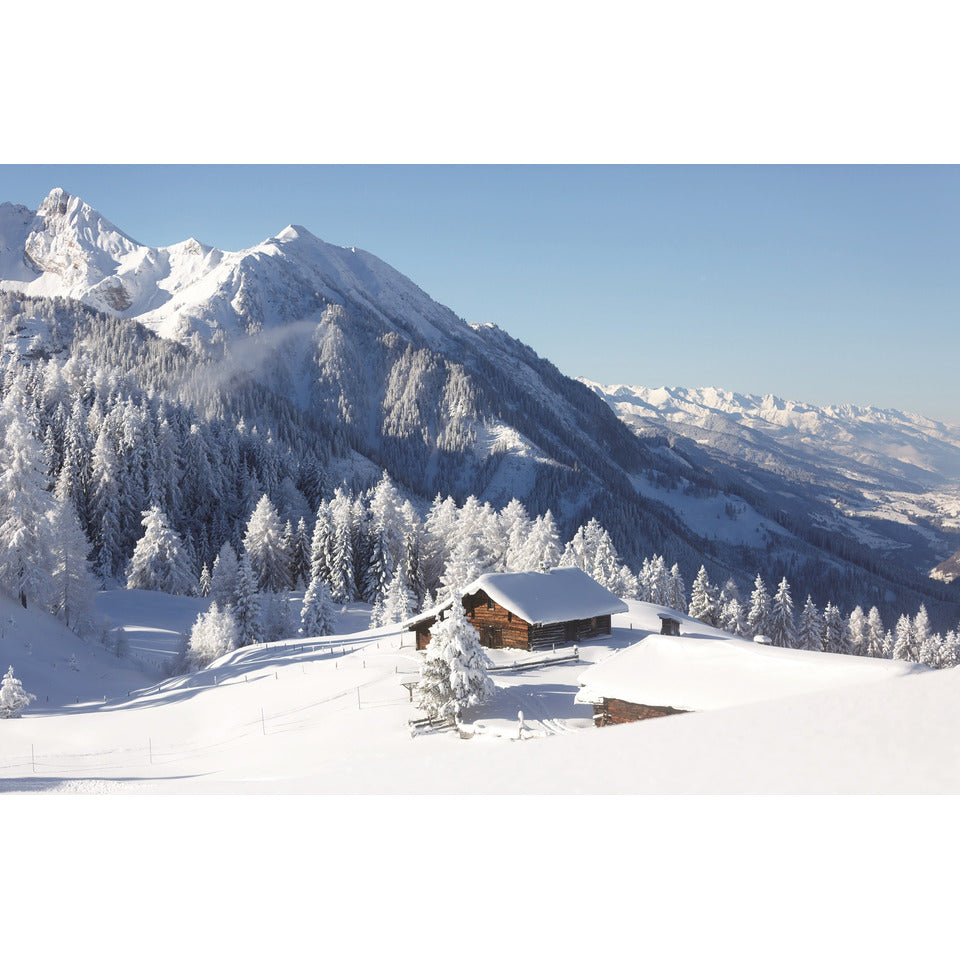 Weihnachtsbillett ohne Text Winterlandschaft Chalet SKORPION 22-5187 22-5187 Bild