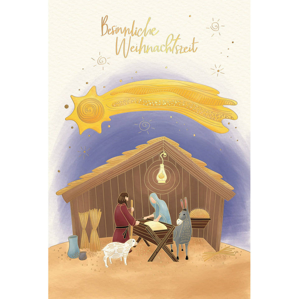 Weihnachtsbillett heilige Familie geprägt SKORPION 22-5779 22-5779   Bild