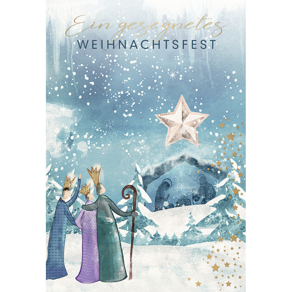 Weihnachtsbillett geprägt Heilig   unverpackt  22-1615 22-1615 unverpackt  Bild