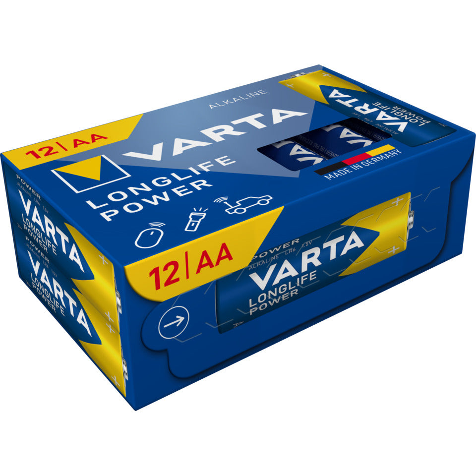 Batterie Longlife Power Cube Pack, LR6/AA/Mignon, 12 Stück VARTA 04906 121 132 VARTA 04906 121 132 Mignon Cube Pack