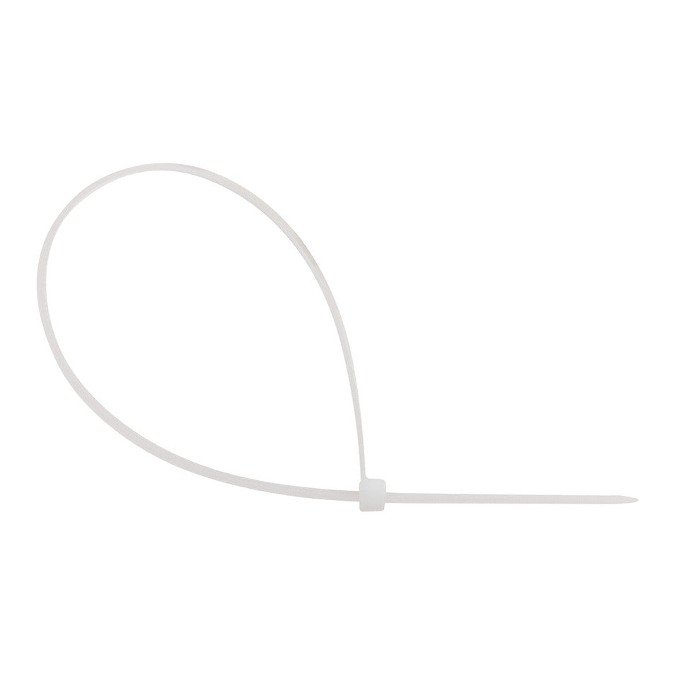 Kabelbinder, 30 cm x 4,8 mm, 100 Stück, transparent Q-CONNECT KF17190