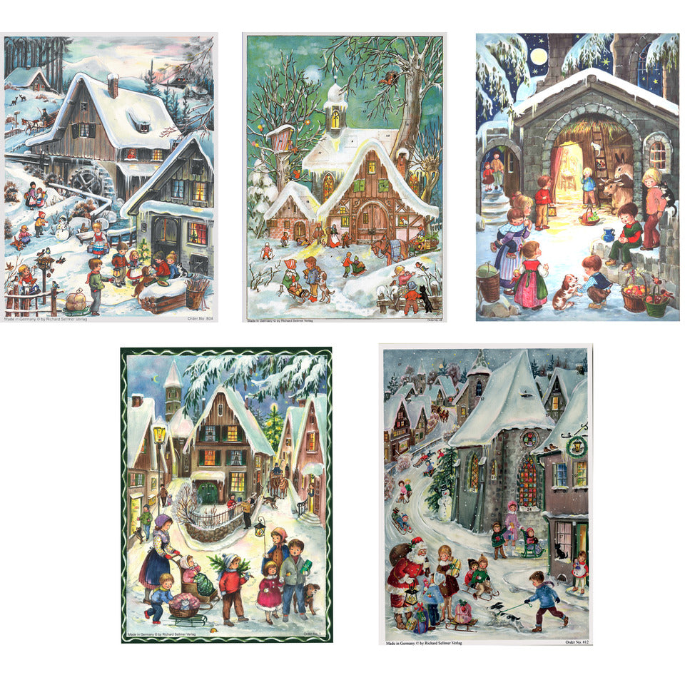 Adventskalender, A4 hoch, sortiert  77/800