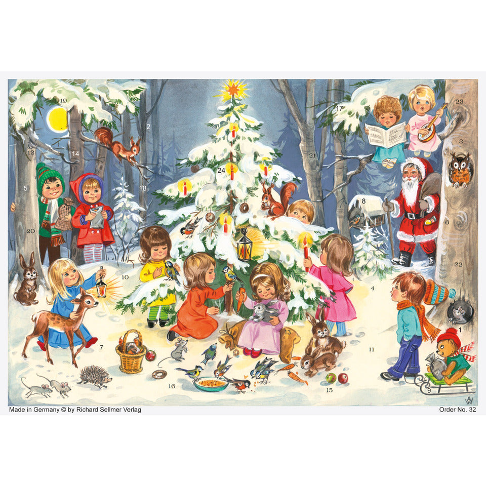Adventskalender, A4 quer, sortiert  800Quer
