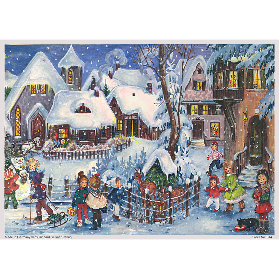 Adventskalender, A4 quer, sortiert  800Quer