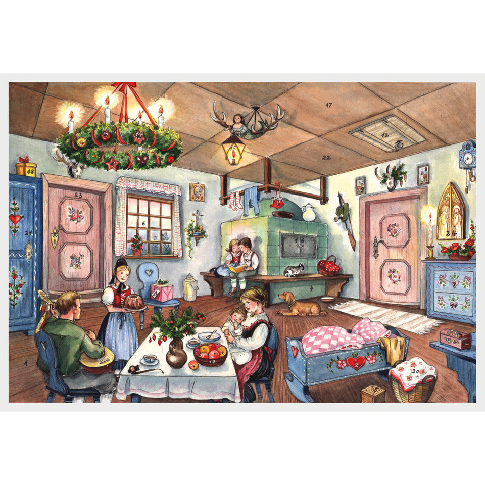 Adventskalender, A4 quer, sortiert  800Quer