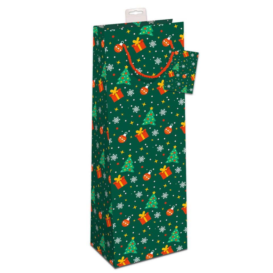 Weihnachts-Flaschentragetasche Basic, 36 x 12 x 10 cm, sortiert SKORPION 9922-2512-B SKORPION 9922-2512-B 36x12x10cm