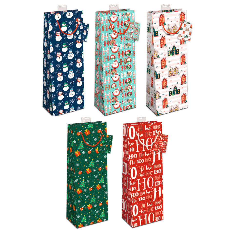 Weihnachts-Flaschentragetasche Basic, 36 x 12 x 10 cm, sortiert SKORPION 9922-2512-B SKORPION 9922-2512-B 36x12x10cm