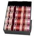 Weihnachts-Zierbandpräsenter, 40-teilig, rot/rosa GOLDINA Z676 099 94 0040