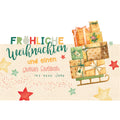 Weihnachtsbillett Doppeltext Frohe Weihnachten und einen guten Rutsch gestanzt   Doppeltext SKORPION 22-5949 22-5949   Bild
