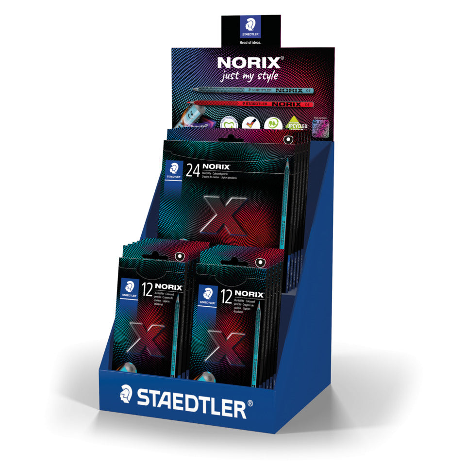 Thekendisplay Buntstift Norix, 25 Einzelteile, sortiert STAEDTLER 186 CA-1