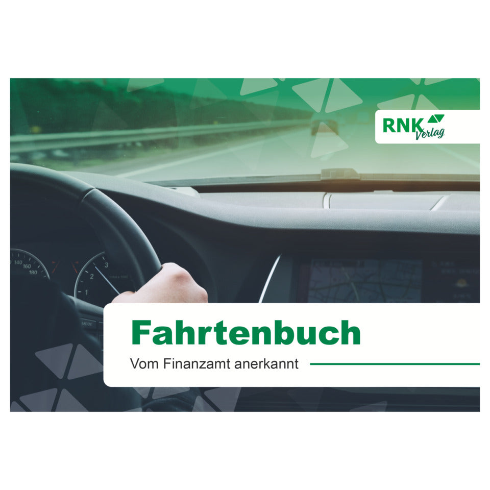 Fahrtenbuch Pkw - steuerlicher Kilometernachweis, A6 quer, 64 Seiten RNK 3119