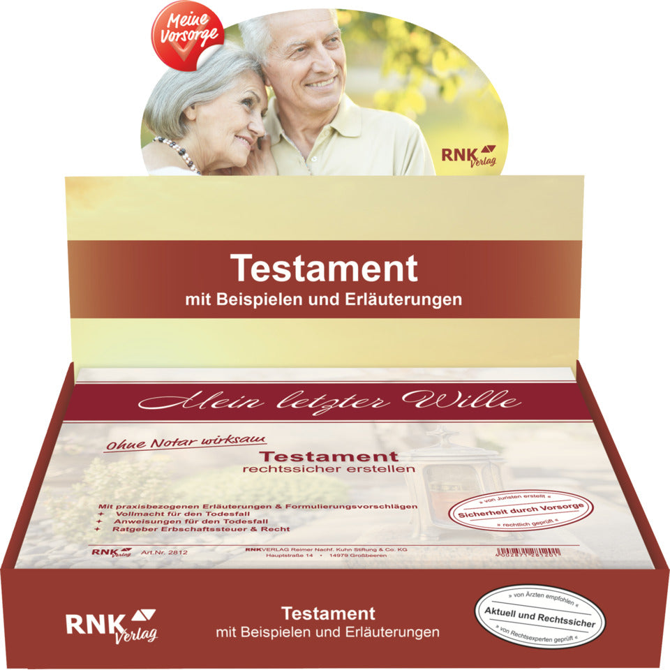 Testament, 220 x 162 mm RNK 2812