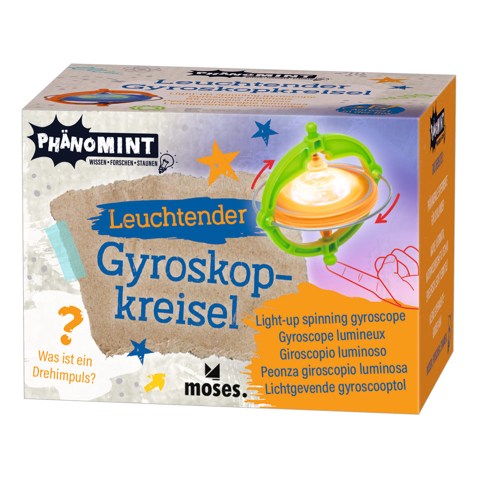 Gyroskopkreisel PhänoMINT leuchtend MOSES 30363 MOSES. 30363