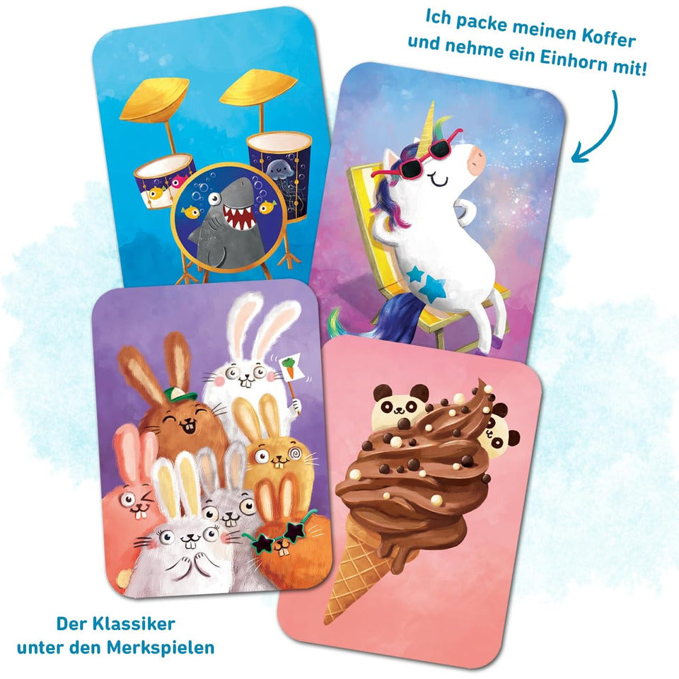 Kartenspiel Ich packe meinen Koffer MOSES 90352