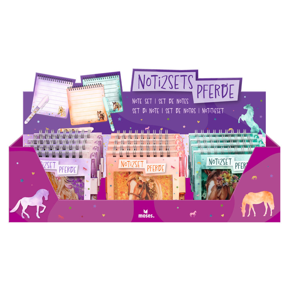 Notizset Pferde, sortiert MOSES 38267