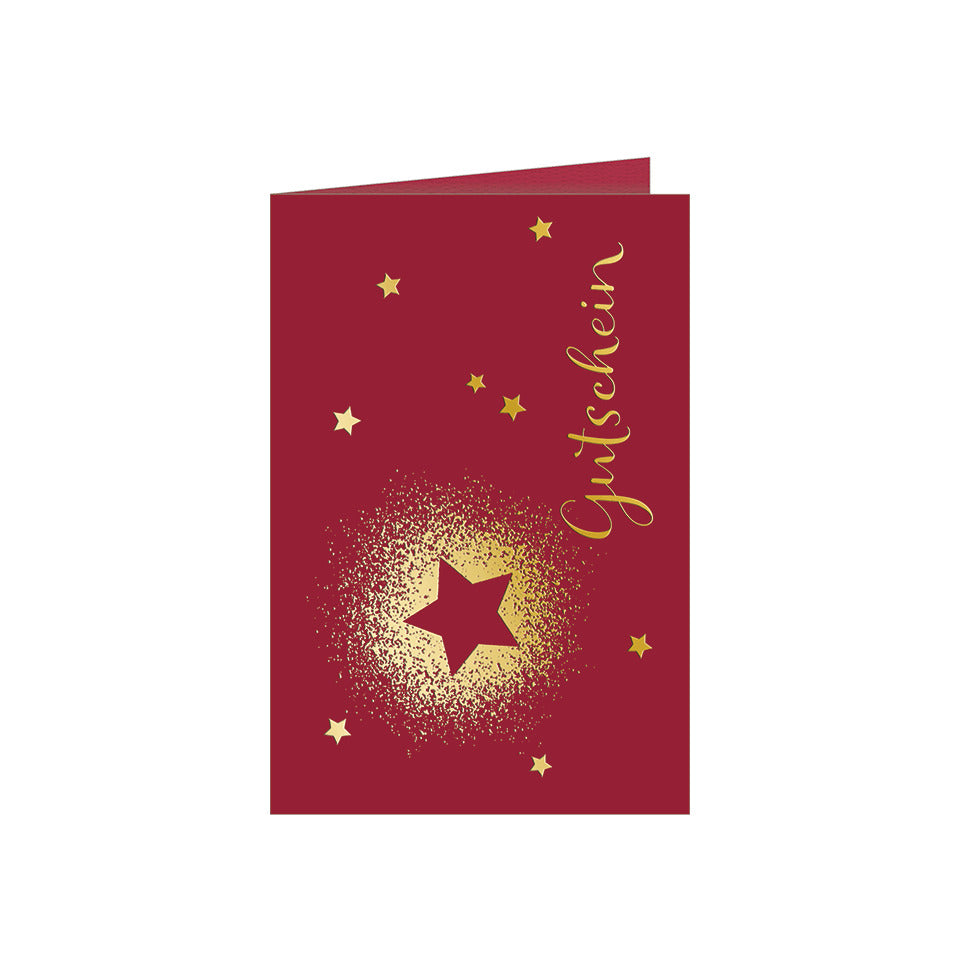 Weihnachtskarte mit Geldfach, 11,5 x 17 cm  23-1589 23-1589 geprägt  Bild