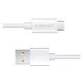 Ladekabel USB-C 3.1/USB-A 3.0 1,2m weiß Q-CONNECT KF17045