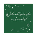 Weihnachts-Zelltuchserviette Weihnachtsfreude tanne, 33 x 33 cm, 3-lagig ATELIER 1111-25518 ATELIER 1111-25518  3lag