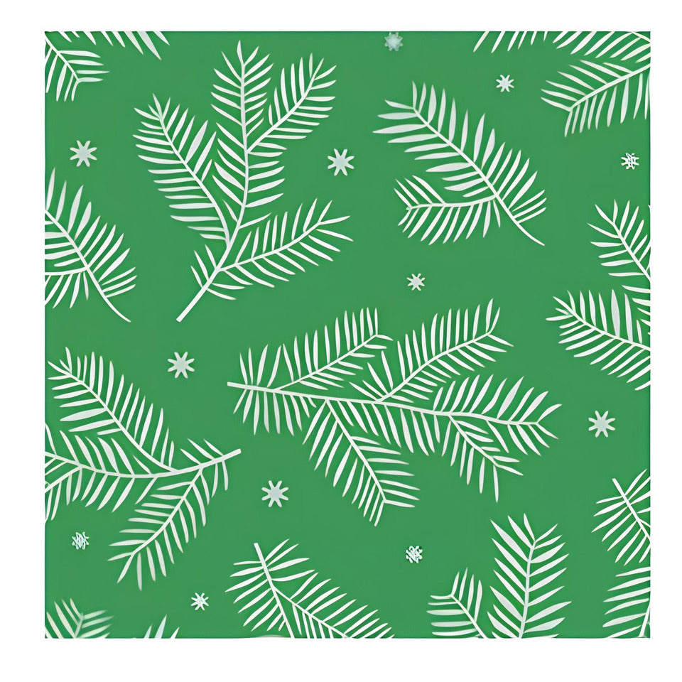 Weihnachts-Zelltuchserviette Zweige greenery, 25 x 25 cm, 3-lagig ATELIER 1109-0013 ATELIER 1109-0013  3lag