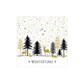 Weihnachts-Zelltuchserviette Modern Wintertime, 25 x 25 cm, 3-lagig ATELIER 1109-25523 ATELIER 1109-25523  3lag