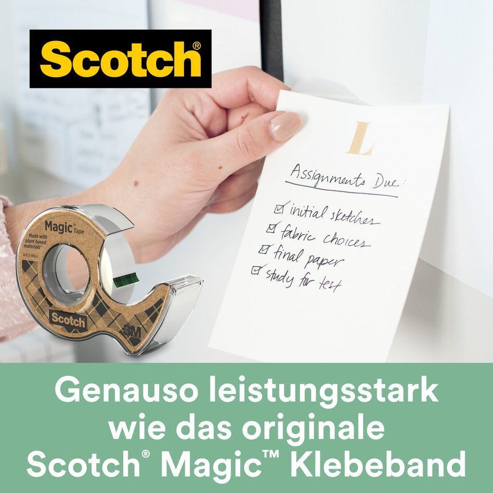 Handabroller, inkl. 1 Rolle Scotch® Magic™ Klebeband, 19 mm x 20 m SCOTCH 91920H SCOTCH 91920H +1Rl Magic